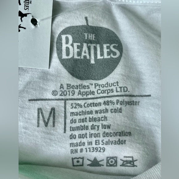 New Womens’ Short Sleeved Tee : The Beatles Love : Strawberry Fields Forever - Picture 6 of 8